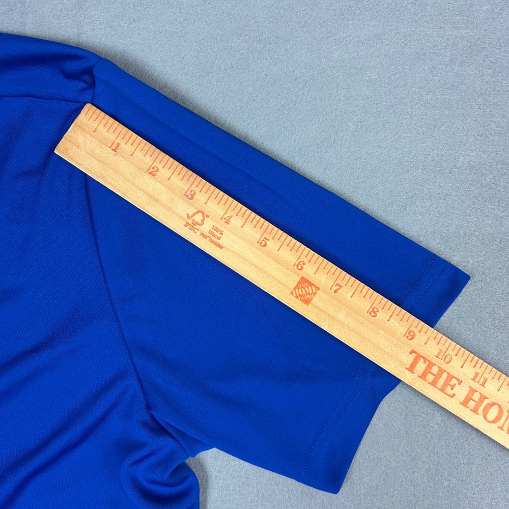 Adidas Polo Shirt Men Medium Blue Performance Golf UPF 50 DY0583 - Picture 6 of 7
